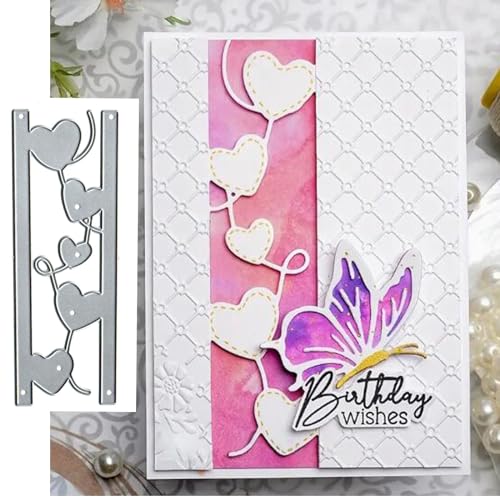 Fclily@JJ, Metall-Stanzformen zum Valentinstag, kurviges Herz, seitlich, Herz-Liebesstreifen, Stanzschablonen für DIY-Einladungskarten, Scrapbooking, Album, Prägung, Papier-Stanzformen, Kartenherstell Fclily@JJ, Metall-Stanzformen zum Valentinstag, kurviges Herz, seitlich, Herz-Liebesstreifen, Stanzschablonen für DIY-Einladungskarten, Scrapbooking, Album, Prägung, Papier-Stanzformen, Kartenherstell von Fclily@JJ