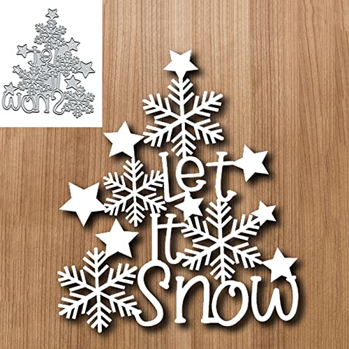 Vintage Schneeflocke Weihnachtsbaum Metall Stanzformen, Frohe Weihnachten Baum Stanzformen Schablonen für DIY Scrapbooking Dekorative Prägung Papier Scrapbooking Kartenherstellung Vintage Schneeflocke Weihnachtsbaum Metall Stanzformen, Frohe Weihnachten Baum Stanzformen Schablonen für DIY Scrapbooking Dekorative Prägung Papier Scrapbooking Kartenherstellung von Fclily@JJ