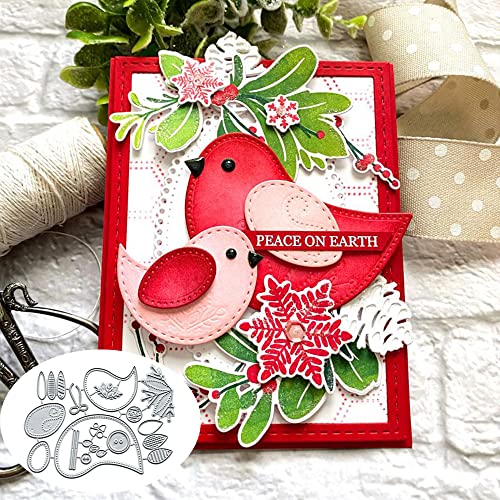 Vogelblumen-Blatt-Metall-Stanzformen für Kartenherstellung, Ahornblatt, Vogel, Blumen, Karten, Stanzschablonen, Schablonen, DIY, Scrapbooking, Album, dekorative Prägepapier, Karten, Vogelblumen-Blatt-Metall-Stanzformen für Kartenherstellung, Ahornblatt, Vogel, Blumen, Karten, Stanzschablonen, Schablonen, DIY, Scrapbooking, Album, dekorative Prägepapier, Karten, von Fclily@JJ