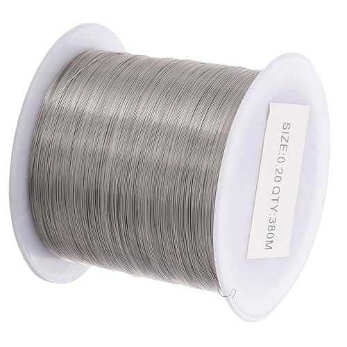 0,2/0,3/0,4/0,5/0,6 mm Draht, flexibler Metalldraht, Legierung, Textur für Schmuckherstellung und Modellierung, geeignet für Bastelprojekte von Fcnjsao