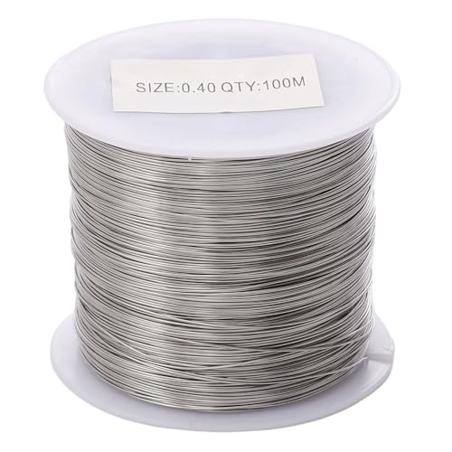 0,2/0,3/0,4/0,5/0,6 mm Draht, flexibler Metalldraht, Legierung, Textur für Schmuckherstellung und Modellierung, geeignet für Bastelprojekte von Fcnjsao