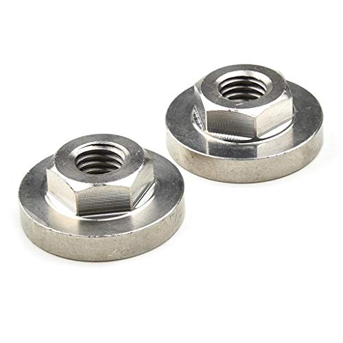 2 x Gewinde-Ersatzschleifer, Metall-Druckplatte, Innen- und Außenflanschmutter-Set, Werkzeuge für 10 mm Spindelgewinde 2 x Gewinde-Ersatzschleifer, Metall-Druckplatte, Innen- und Außenflanschmutter-Set, Werkzeuge für 10 mm Spindelgewinde von Fcnjsao