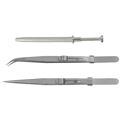 3 Stück Praktische Schmuck Pinzetten Edelstahl Edelsteine Grabber Perlenzubehör Professionell Perlen Pickup Werkzeug 3 Stück Praktische Schmuck Pinzetten Edelstahl Edelsteine Grabber Perlenzubehör Professionell Perlen Pickup Werkzeug von Fcnjsao