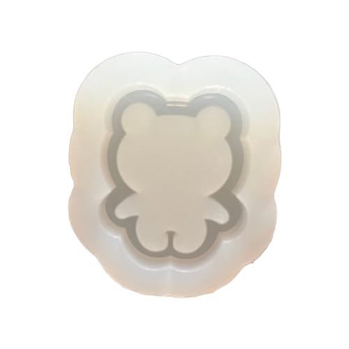 3D Animal Silikonform Harz Shaker Charm Form Süßes Kaninchen Schlüsselbund Anhänger Schmuck Herstellung Werkzeuge Handwerk von Fcnjsao