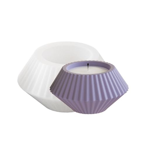 3D Candlestick Silikonform Sriped Geometrische Kerzenhalter Formen Epoxidharz Guss Schimmel Für DIYs Handwerks Heimdekore 3D Candlestick Silikonform Sriped Geometrische Kerzenhalter Formen Epoxidharz Guss Schimmel Für DIYs Handwerks Heimdekore von Fcnjsao