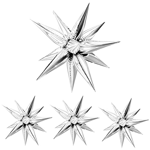 50-teiliges Sternballon-Set aus Aluminiumfolie von Fcnjsao