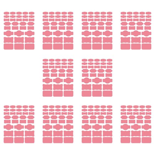 Abnehmbare Papierflaschenbezeichnungen Für Geschenkboxen Und Aufbewahrungsbehälter 320pcs Mit Einfachen Schalen Und Stick Design Geschenkaufkleber von Fcnjsao