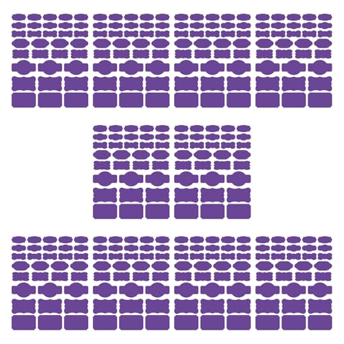Abnehmbare Papierflaschenbezeichnungen Für Geschenkboxen Und Aufbewahrungsbehälter 320pcs Mit Einfachen Schalen Und Stick Design Geschenkaufkleber von Fcnjsao