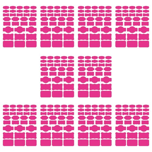 Abnehmbare Papierflaschenbezeichnungen Für Geschenkboxen Und Aufbewahrungsbehälter 320pcs Mit Einfachen Schalen Und Stick Design Geschenkaufkleber von Fcnjsao