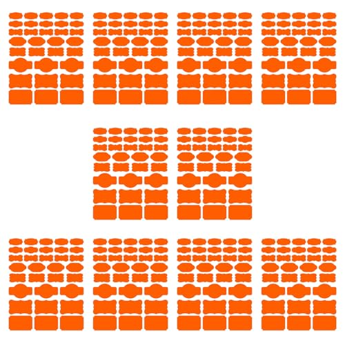 Abnehmbare Papierflaschenbezeichnungen Für Geschenkboxen Und Aufbewahrungsbehälter 320pcs Mit Einfachen Schalen Und Stick Design Geschenkaufkleber von Fcnjsao