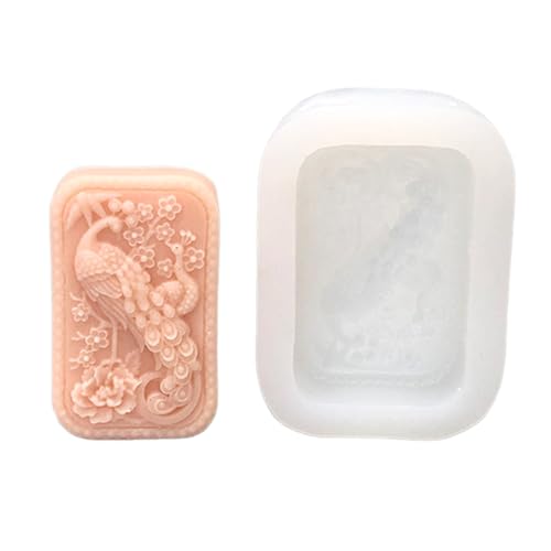 Elegante Seife Formen Silikon Ornament Formen Pfauen Form von Fcnjsao