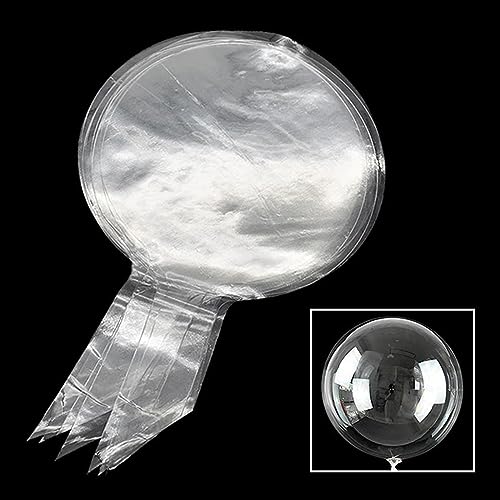 Fcnjsao 10 Stück 45,7–61 cm transparente Ballons für Weihnachten, Hochzeit, Geburtstag, Party, Blasen, Ballon-Dekorationen, klare Heliumkugeln von Fcnjsao