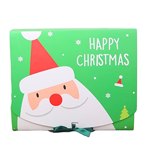 Fcnjsao 20 Stück Weihnachts-Süßigkeiten-Plätzchen-Boxen mit Schleife, Cartoon-Weihnachtsmann-Druck, Geschenkpapier Fcnjsao 20 Stück Weihnachts-Süßigkeiten-Plätzchen-Boxen mit Schleife, Cartoon-Weihnachtsmann-Druck, Geschenkpapier von Fcnjsao
