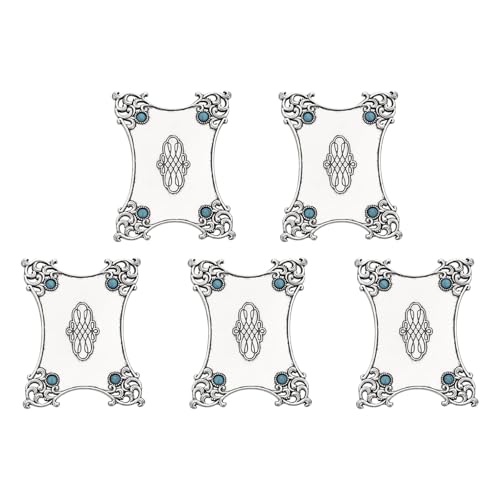 Fcnjsao 5 x antike Garnspulen, Metall, Stickgarnwickler für Nähgarn, Stickgarn, Wickelhalter, Platte Fcnjsao 5 x antike Garnspulen, Metall, Stickgarnwickler für Nähgarn, Stickgarn, Wickelhalter, Platte von Fcnjsao