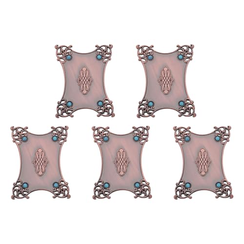 Fcnjsao 5 x antike Garnspulen, Metall, Stickgarnwickler für Nähgarn, Stickgarn, Wickelhalter, Platte Fcnjsao 5 x antike Garnspulen, Metall, Stickgarnwickler für Nähgarn, Stickgarn, Wickelhalter, Platte von Fcnjsao