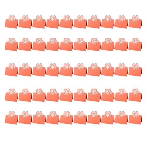Fcnjsao 50 Stück herzförmige Tischdekoration, Zahlenkarten, Hochzeitstisch, Namenskarten für Hochzeit, Weihnachten, Bankette Fcnjsao 50 Stück herzförmige Tischdekoration, Zahlenkarten, Hochzeitstisch, Namenskarten für Hochzeit, Weihnachten, Bankette von Fcnjsao