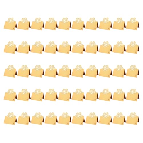 Fcnjsao 50 Stück herzförmige Tischdekoration, Zahlenkarten, Hochzeitstisch, Namenskarten für Hochzeit, Weihnachten, Bankette Fcnjsao 50 Stück herzförmige Tischdekoration, Zahlenkarten, Hochzeitstisch, Namenskarten für Hochzeit, Weihnachten, Bankette von Fcnjsao