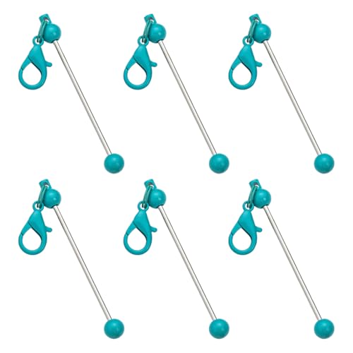 Fcnjsao 6 Stück/Set Perlen-Schlüsselanhänger, kreative Perlen, Schlüsselanhänger, Metallperlen, Schlüsselanhänger, Zubehör für Schmuckherstellung Fcnjsao 6 Stück/Set Perlen-Schlüsselanhänger, kreative Perlen, Schlüsselanhänger, Metallperlen, Schlüsselanhänger, Zubehör für Schmuckherstellung von Fcnjsao