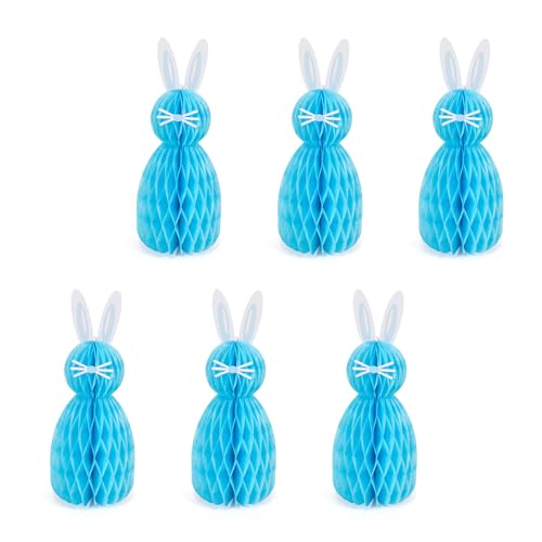 Fcnjsao 6 Stück 3D Hasen Ostern hängende Dekorationen Bastelbedarf für Tischdekoration und Partydekoration Haushalt Fcnjsao 6 Stück 3D Hasen Ostern hängende Dekorationen Bastelbedarf für Tischdekoration und Partydekoration Haushalt von Fcnjsao