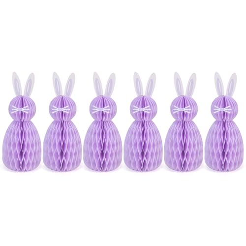 Fcnjsao 6 Stück 3D Hasen Ostern hängende Dekorationen Bastelbedarf für Tischdekoration und Partydekoration Haushalt Fcnjsao 6 Stück 3D Hasen Ostern hängende Dekorationen Bastelbedarf für Tischdekoration und Partydekoration Haushalt von Fcnjsao