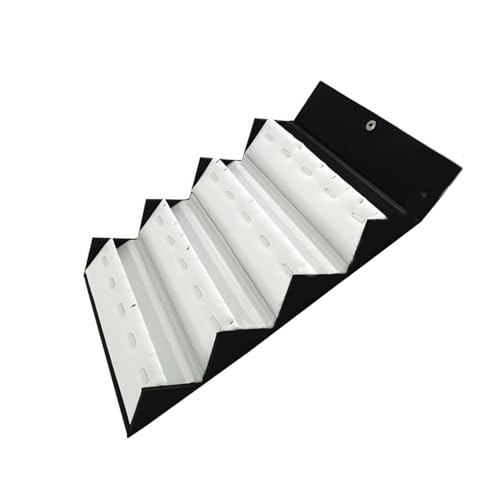 Fcnjsao Elegante Reise-Schmuckschatulle, raffinierte Schmuck-Reiserolle mit Organisationsfächern für Zubehör Fcnjsao Elegante Reise-Schmuckschatulle, raffinierte Schmuck-Reiserolle mit Organisationsfächern für Zubehör von Fcnjsao