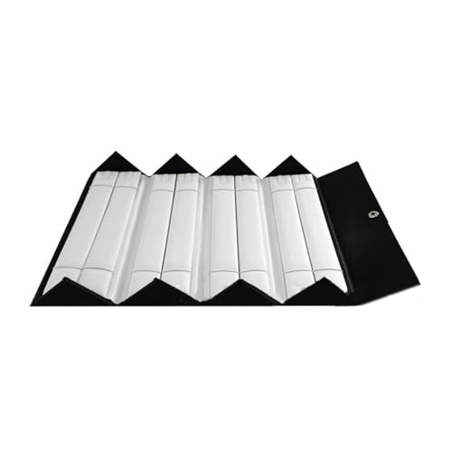 Fcnjsao Elegante Reise-Schmuckschatulle, raffinierte Schmuck-Reiserolle mit Organisationsfächern für Zubehör Fcnjsao Elegante Reise-Schmuckschatulle, raffinierte Schmuck-Reiserolle mit Organisationsfächern für Zubehör von Fcnjsao