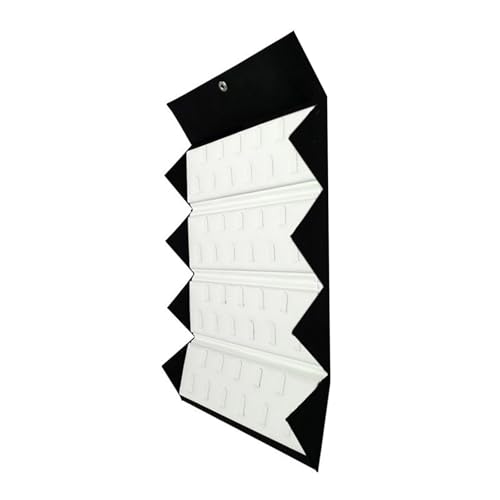 Fcnjsao Elegante Reise-Schmuckschatulle, raffinierte Schmuck-Reiserolle mit Organisationsfächern für Zubehör Fcnjsao Elegante Reise-Schmuckschatulle, raffinierte Schmuck-Reiserolle mit Organisationsfächern für Zubehör von Fcnjsao