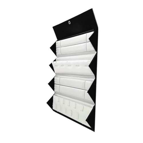 Fcnjsao Elegante Reise-Schmuckschatulle, raffinierte Schmuck-Reiserolle mit Organisationsfächern für Zubehör Fcnjsao Elegante Reise-Schmuckschatulle, raffinierte Schmuck-Reiserolle mit Organisationsfächern für Zubehör von Fcnjsao