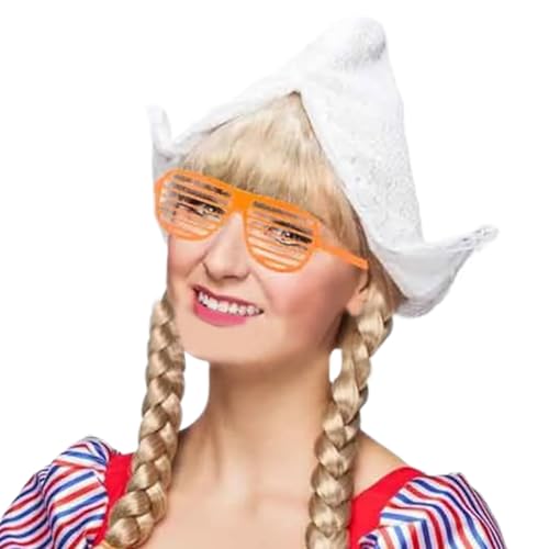 Fcnjsao Eleganter, weißer Spitzenhut, bequemer Hollandhut mit Shutter Shading Brille für Frauen, kulturelle Themenparty Fcnjsao Eleganter, weißer Spitzenhut, bequemer Hollandhut mit Shutter Shading Brille für Frauen, kulturelle Themenparty von Fcnjsao