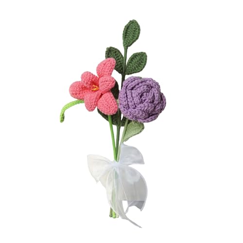 Fcnjsao Häkelblume für Hochzeit, Weihnachten, Valentinstag, Erntedankfest, künstliche Blume, handgefertigt, gestrickter Blumenstrauß Fcnjsao Häkelblume für Hochzeit, Weihnachten, Valentinstag, Erntedankfest, künstliche Blume, handgefertigt, gestrickter Blumenstrauß von Fcnjsao