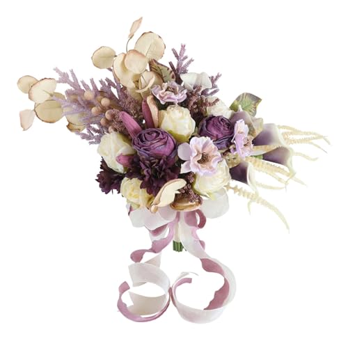Fcnjsao Hochzeitssträuße für Jahrestag, Fotografie, Requisiten, künstliche Brautsträuße für Hochzeit, Party, Tafelaufsatz, Zeremonie Fcnjsao Hochzeitssträuße für Jahrestag, Fotografie, Requisiten, künstliche Brautsträuße für Hochzeit, Party, Tafelaufsatz, Zeremonie von Fcnjsao