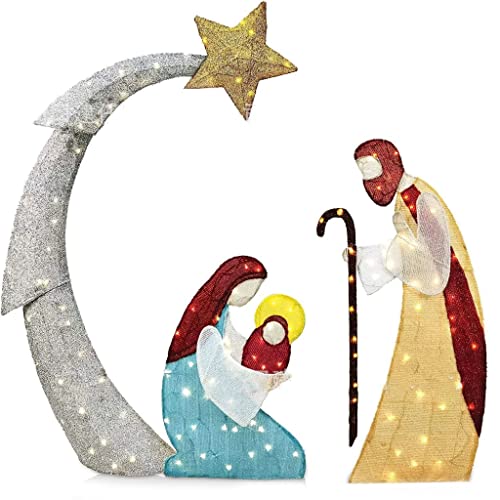 Fcnjsao Krippenfigur für Zuhause, religiöse Familienstatuen, katholische Figur, Tischdekorationen Fcnjsao Krippenfigur für Zuhause, religiöse Familienstatuen, katholische Figur, Tischdekorationen von Fcnjsao