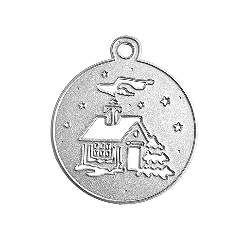 Fcnjsao Metall-Stanzformen für Weihnachtsanhänger, zum Basteln, Karbonstahl, Prägeschablone, Scrapbooking, für Kartenstanzformen Fcnjsao Metall-Stanzformen für Weihnachtsanhänger, zum Basteln, Karbonstahl, Prägeschablone, Scrapbooking, für Kartenstanzformen von Fcnjsao