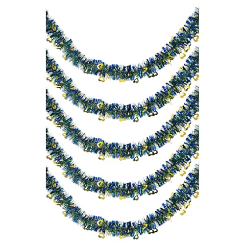 Fcnjsao Set mit 5 Herz-Luftschlangen für Valentinstag, Party, bunte Hängedekoration, Hochzeit oder Schaufensterdekoration, Ornament von Fcnjsao