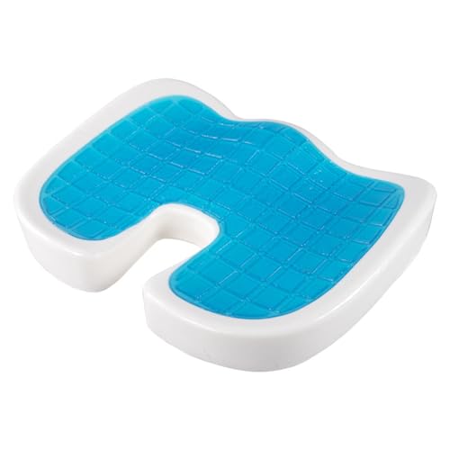 Fcnjsao Sitzkissen aus Memory-Schaum und Netzstoff bieten kühlende Entlastung und ergonomisch für Zuhause, Büro und Reisen von Fcnjsao