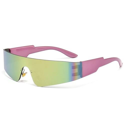 Fcnjsao Sportliche Sonnenbrille für Shows, Bühne und Alltag, Punk-Kostüm, Zubehör, modernes Outfit, Foto-Requisiten Fcnjsao Sportliche Sonnenbrille für Shows, Bühne und Alltag, Punk-Kostüm, Zubehör, modernes Outfit, Foto-Requisiten von Fcnjsao