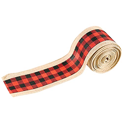 Fcnjsao Weihnachts-Gurtband, natürlicher Jute-Stoff, Bastelband, Geschenkband für Hochzeitsgeschenke, Bänder, Rollen, Dekoration Fcnjsao Weihnachts-Gurtband, natürlicher Jute-Stoff, Bastelband, Geschenkband für Hochzeitsgeschenke, Bänder, Rollen, Dekoration von Fcnjsao