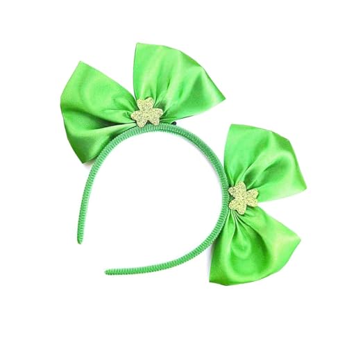 Fcnjsao Zeigen Sie Ihre irische Nationalfeierfeier mit modischem Frühlings-Haarband, geeignet für Frauen, Partyzubehör für irische Feiern von Fcnjsao
