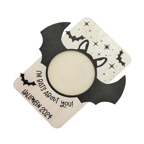 Fledermaus-Bilderrahmen, Halloween-Thema, Holz-Bilderrahmen, Fledermaus-Bilderhalter Fledermaus-Bilderrahmen, Halloween-Thema, Holz-Bilderrahmen, Fledermaus-Bilderhalter von Fcnjsao