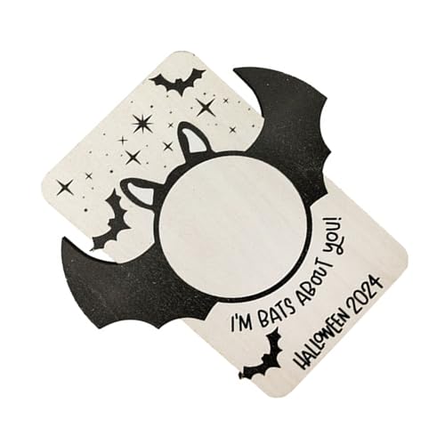 Fledermaus-Bilderrahmen, Halloween-Thema, Holz-Bilderrahmen, Fledermaus-Bilderhalter Fledermaus-Bilderrahmen, Halloween-Thema, Holz-Bilderrahmen, Fledermaus-Bilderhalter von Fcnjsao