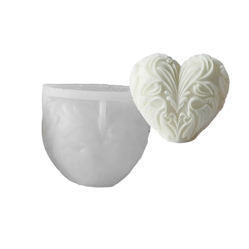 Flexible Silikonform Herzform Kerzenform Duft Aromatherapys Herstellung Form Handgefertigter Desktop Ornament Form Flexible Silikonform Herzform Kerzenform Duft Aromatherapys Herstellung Form Handgefertigter Desktop Ornament Form von Fcnjsao