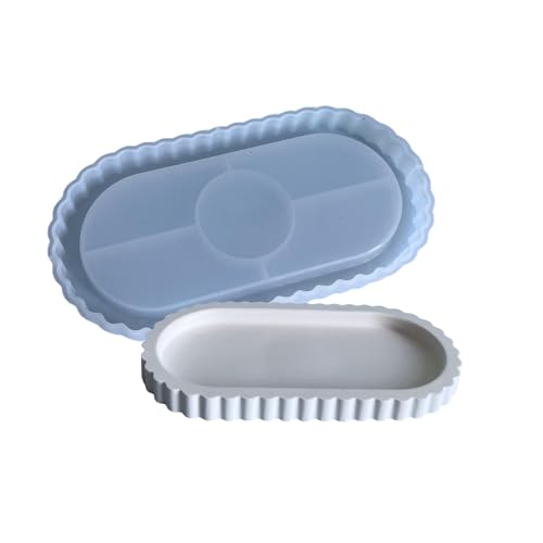 Flexibler Ovales Gestreiftes Silikon Display Schimmelpilz Ideal Für Handwerksliebhaber Und Anfänger Die Einzigartige Designs Suchen von Fcnjsao