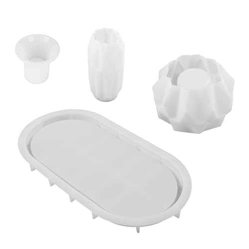 Multifunktional Geometrische Vase Aufbewahrungs Jar Kerzen Set Form Für Home Dekoration Und Organisation Schmuckherstellung Tool von Fcnjsao