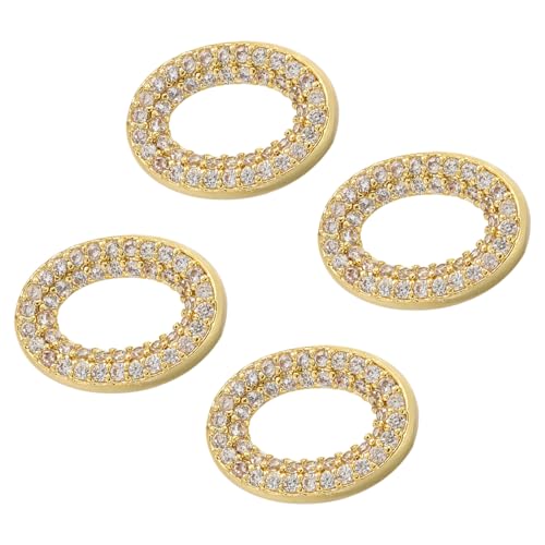 Packung 4 Schmuckanschlüsse Set Schmuck Making Verschlüsse Armband Herstellung Vorräte Ohrring Stecker Messing Textur Packung 4 Schmuckanschlüsse Set Schmuck Making Verschlüsse Armband Herstellung Vorräte Ohrring Stecker Messing Textur von Fcnjsao