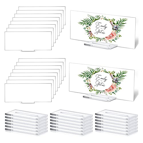 Rechteckiges Tischschild aus Acryl für Hochzeiten, mit Halter, Blumenstrauß, Geburtstag, Festival, Party, Tischdekoration Rechteckiges Tischschild aus Acryl für Hochzeiten, mit Halter, Blumenstrauß, Geburtstag, Festival, Party, Tischdekoration von Fcnjsao