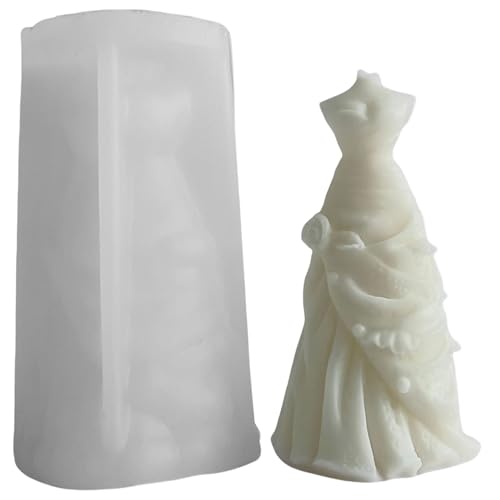Set Von 3 Blumen Silikonformen Für Kerzen Die Handgefertigte Seifenfondantkuchen Mit Romanischen Designs Dekorieren von Fcnjsao