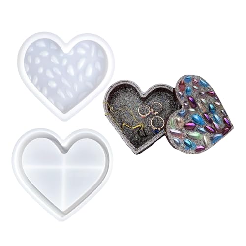 Silikonform Set Aufbewahrungsprotokollformen Herzform Crafting Formen Perfekt Für Hausdekore Silikon Handherstellung Vorräte Silikonform Set Aufbewahrungsprotokollformen Herzform Crafting Formen Perfekt Für Hausdekore Silikon Handherstellung Vorräte von Fcnjsao