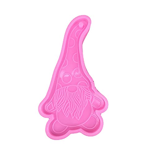 Silikonform für kleine Zwerge, Weihnachtsmann, Epoxidharz, Halsketten, Schmuckherstellung, Schlüsselanhänger, Dekoration von Fcnjsao