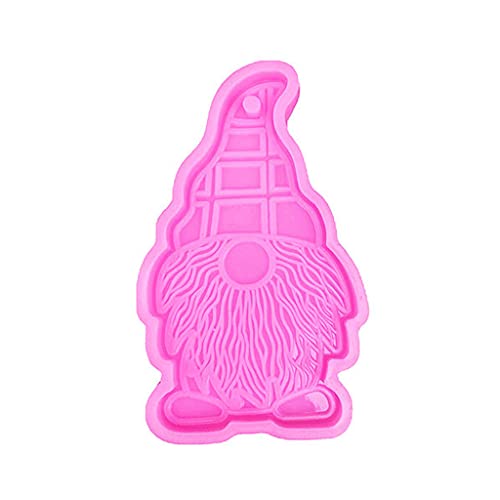 Silikonform für kleine Zwerge, Weihnachtsmann, Epoxidharz, Halsketten, Schmuckherstellung, Schlüsselanhänger, Dekoration von Fcnjsao