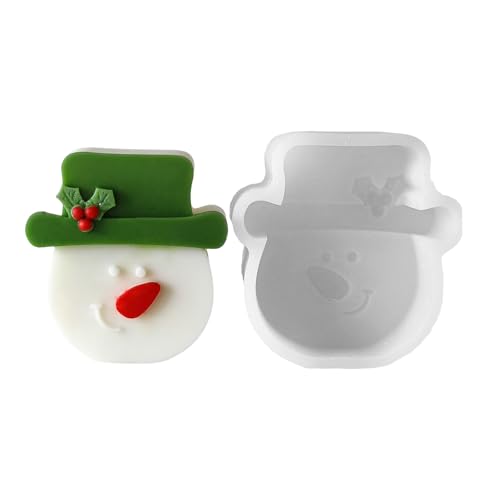 Silikonform mit Weihnachtsmann-Motiv, zum Basteln von Seifen und Dekorationen von Fcnjsao